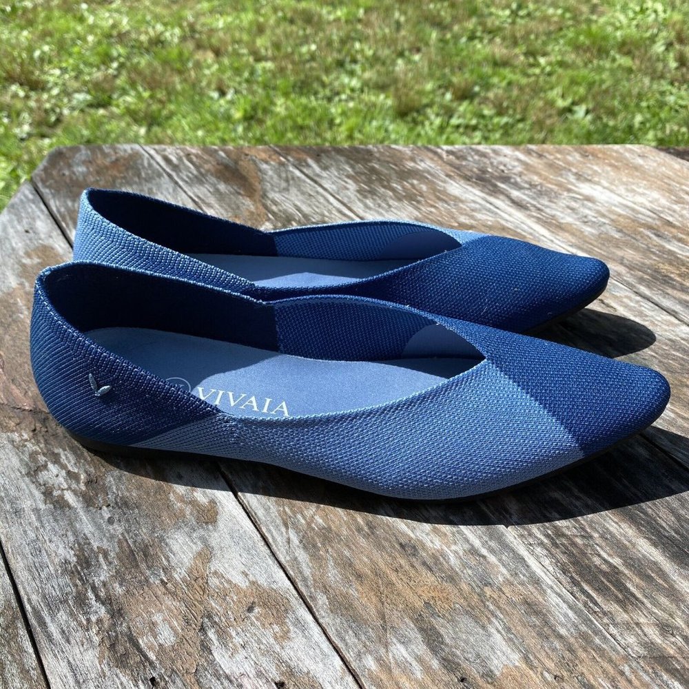 VIVAIA Casual Slip on Shoes EU 39 US 8 Aria Ballet Blue  BQ43